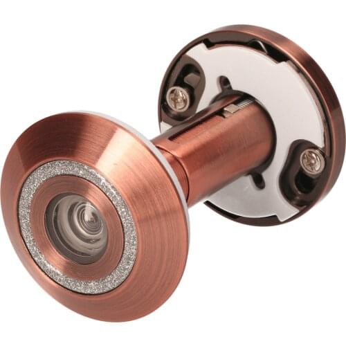 KKmoon 220-degree Anti-theft Door Viewer for 40-70mm 70-100mm Door Thickness One-way Lock Peephole Viewer with Privacy Cover