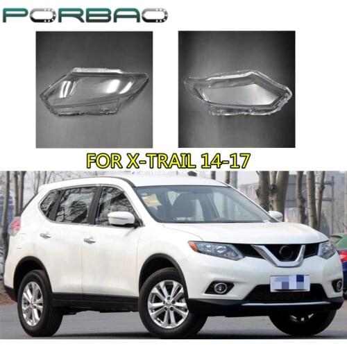 Headlight Lens Cover For X-Trail 2014 2015 2016 2017 Headlamp Clear Auto Shell Cover Replacement DIY