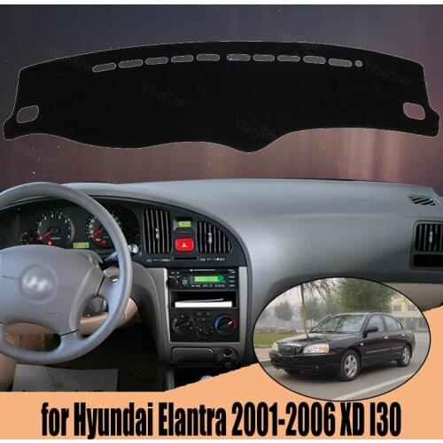 Car Auto Dashboard Cover Cape for Hyundai Elantra 2001-2006 XD I30 LHD RHD Dashmat Pad Dashboard Carpet Dash Mat