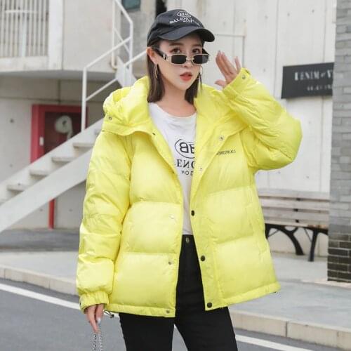Women Winter Coat Autumn Hooded Parkas Puffer Jacket Down Coats Jackets for Women 2021 Lady Short Clothes Casaco Feminino HLY163