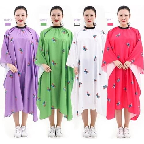 Salon Professional Hair Styling Cape,Butterfly Print Adult Hair waterproof Cutting Coloring Styling Cape Hairdresser Wai Cloth