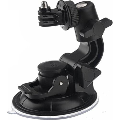 Professional Car Windshield Suction Cup Mount Holder Driving Recorder Bracket with Tripod Adapter for Go Pro Accessories