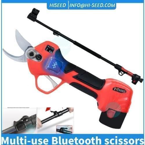 HiseMulti Purpose Gardening Electric Scissors Fruit Tree Rechargeable Branch Power Cut Cordless Labor-saving Cut Pruning Machine