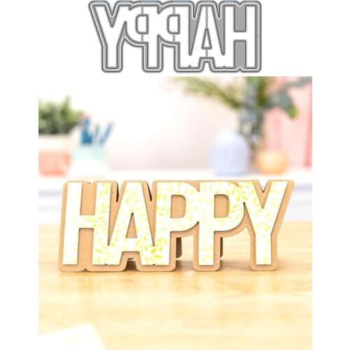 HAPPY Metal Cutting Dies for Scrapbooking New 2021 Mold Cut Stencil Handmade Tools DIY Card Make Mould Model Craft Decoration