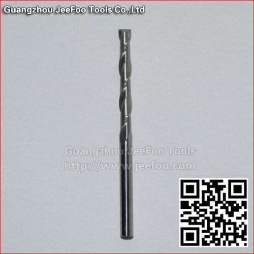 3.175*25 mm Double Edged Flute Spiral CNC Router Bits for Acrylic, PVC