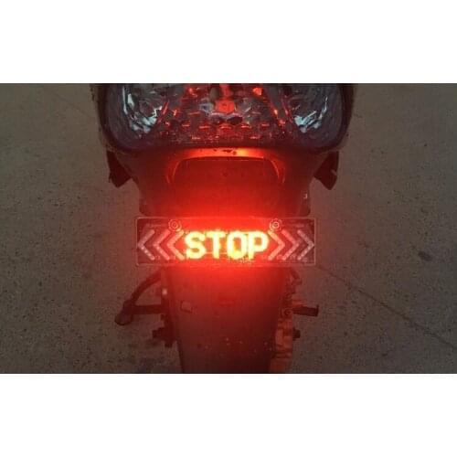 STOP LED Rear Lights Motorcycle Lighting MotoTail Brake Light Indicator Lamp for Kawasaki Z800 E veRsion NINJA 250 300R Z250