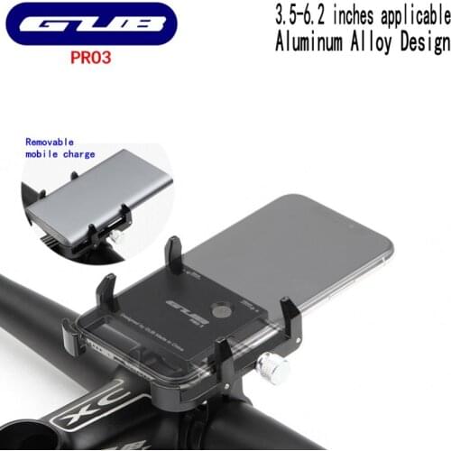 GUB Pro3 Bike Bicycle Universal Mobile Phone Holder Motorcycle Handlebar Mount Phone Support for 3.5-6.2 iPhone GPS Power Bank