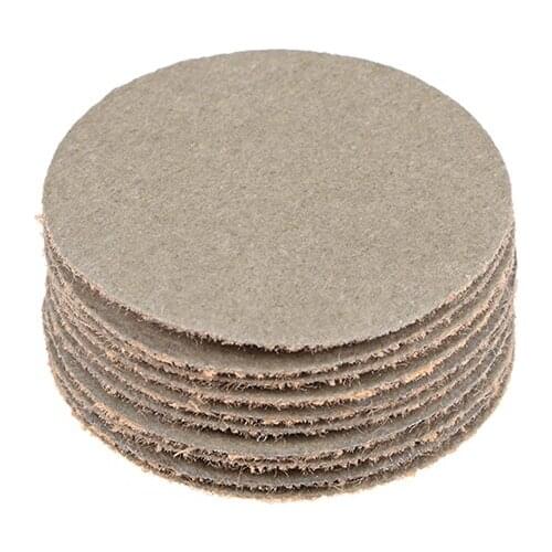 Uxcell 10pcs 1-Inch Hook and Loop Sanding Disc Aluminum Oxide Silicon Carbide 10000 Grit for Polishing Furniture, Wood, Meta