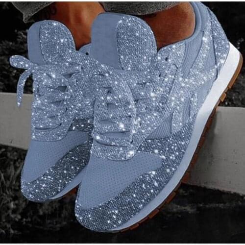 2020 luxury shoes women designers sneakers flat lace-up platform sneakers for women black breathable mesh glitter sneakers hot