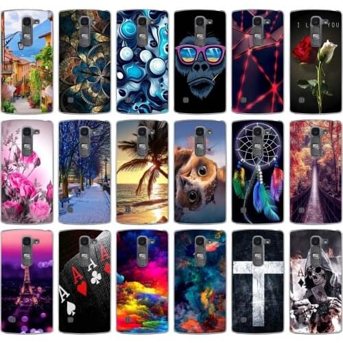 Fundas Phone Case Cover for LG Spirit 4G LTE H440Y H422 H440N H420 Soft TPU Flowers Animals Scenery Phone Cover for LG Spirit
