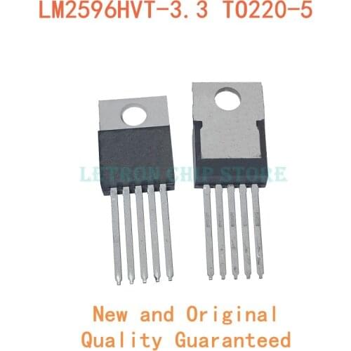 10PCS LM2596HVT-3.3 TO220 LM2596HVT-3.3V TO-220 2596HVT-3.3 2596HVT-3.3V TO-220-5 original and new IC Chipset