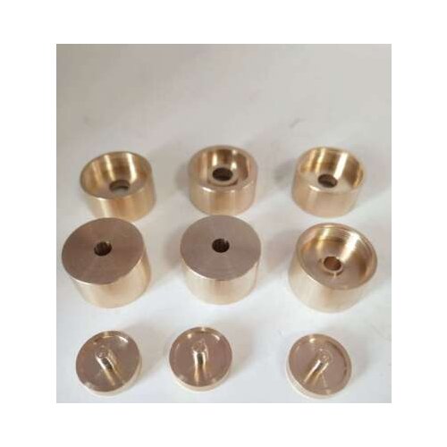 2 Set Trumpet Parts:Upper Cover + Lower Lid + Button Copper