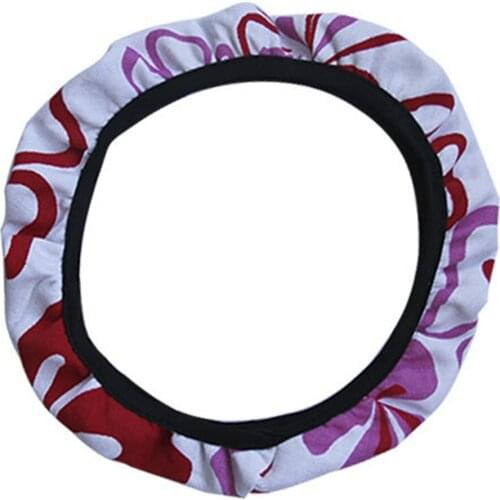 37-38cm Car Steering Wheel Cover Daisy Auto Interior Decoration Knitted Steering Wheel Cover Universal Car Accessories