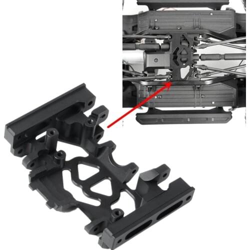 AXSPEED Center Gear box Mount CNC Aluminum 1:10 Skid Plate For TRX4 RC Rock Crawler