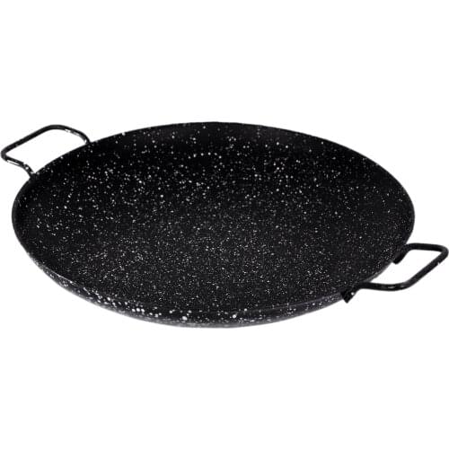 30cm Cast Iron Steak Pan BBQ Roasting Meat Roaster Round Uncoated Cooking Pot Pizza Pancake Griddles Flate Bottom
