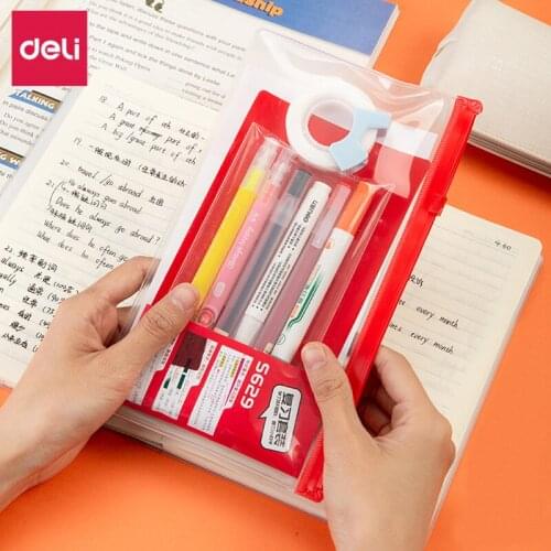 Deli Stationery S629 Review Set Cover Word Board Recite Words Students with Back Secretary Number Highlighter
