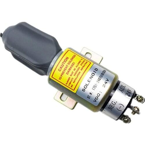Diesel Generator Stop Solenoid 1751-24E7U1S1S5A, 1751-24E7U1B1S5A for Cummins SA-3766-T