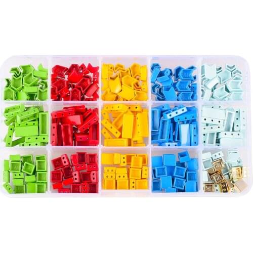 310pcs/box hematite tile beads jewelry making charm bracelet diy crafts arrow sqaure metal seed beads myuki beads beeds for gift