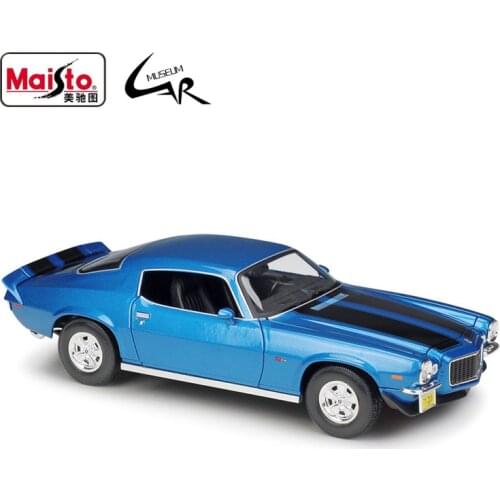 Maisto 1:18 1971 2017 2020 CHEVROLET CAMARO SS Car Corvette Stingray Coupe Diecast Alloy Model Collections Gift