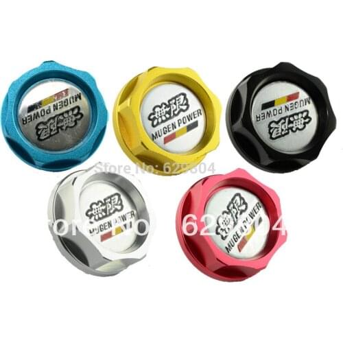 Mugen Power Aluminium Oil cap Fuel Tank Cap Cover / 5 Colors / NECK=2.3CM