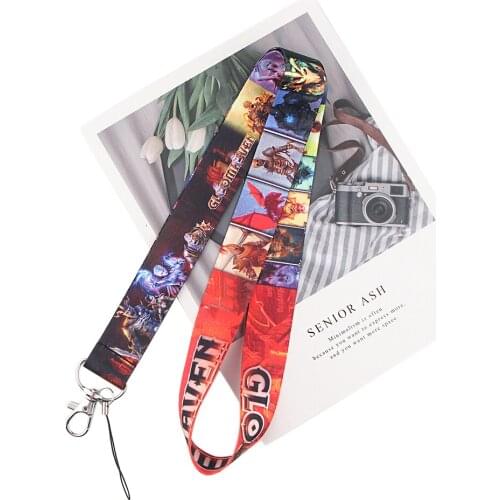 M4704 DMLSKY Cartoon Game Strap Necklace for keys Lanyard for ID Card Pass Gym Mobile Phone USB badge