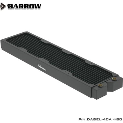 Barrow Copper Radiator 40mm Thickness 12 Circulating Waterways, Suitable For 120mm Fans, Dabel-40a 480