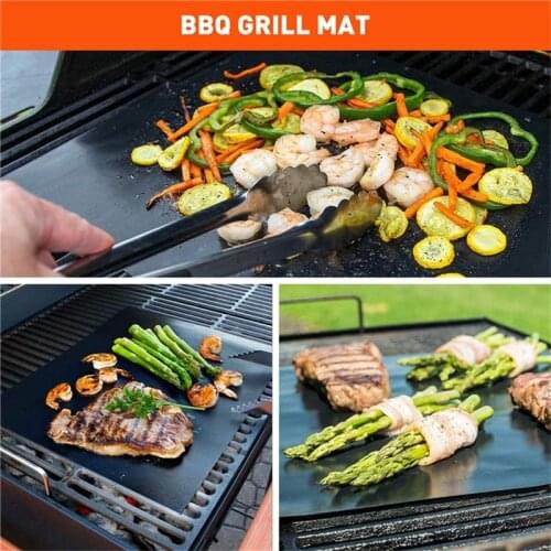 Reusable Non-stick Barbecue Barbecue Mat Portable Outdoor Cooking Barbecue Tool Barbecue Accessories Barbecue Mat 5z