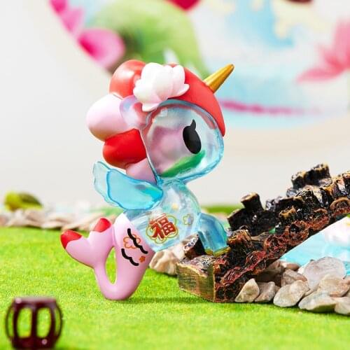 Original Tokidoki Unicorn Chinese New Year Uncorn Mermaid Figure Blind Box Doll Collections