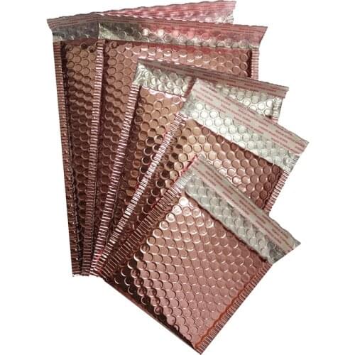 50Pcs New Arrival Bubble Bag Shockproof Shipping Bag With Bubble Self Adhesive Bubble Mailers Envelope Business Supplies 8 Sizes