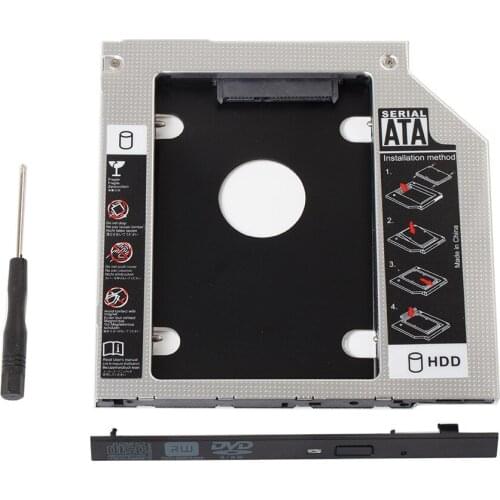 12.7MM SATA 2nd Hard Drive HDD SSD Caddy Adapter for HP ProBook 4340s 4341s 4440s 4441s 4445s 4446s