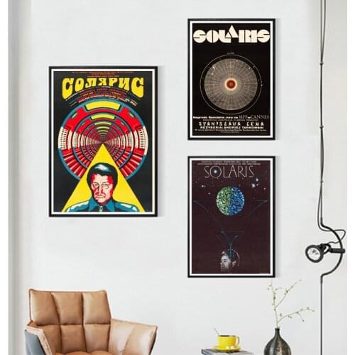 Solaris Poster Andrei Tarkovsky Movie Vintage Prints Media Wall Decor Wall Art Canvas Painting Retro Posters Movie Art Solaris