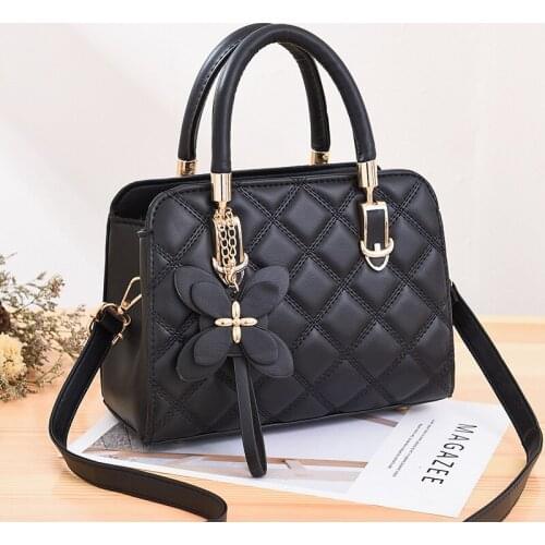 Early spring handbags womens bags 2021 new Korean fashion rhombus handbags womens bags simple one-shoulder messenger bag