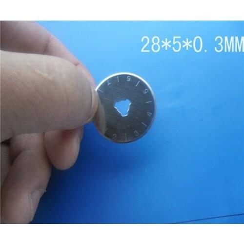 Rotary cutter blade 28mm fit for rotary cutter knife,high speed steel very good to use