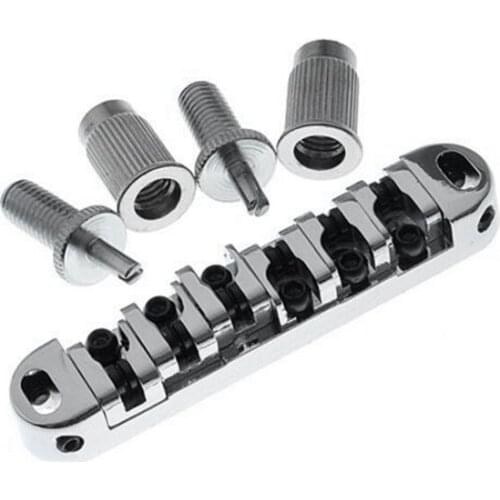 New Tune o matic ponte rolo Saddle para guitarra guitarra Chrome