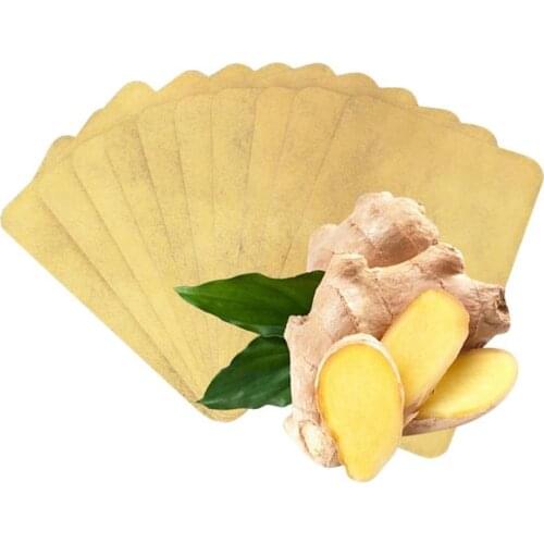 10pcs/bag Ginger Foot Patch Pads Quickly Relieve Various Pains Associated Rheumatic Arthritis Foot Care