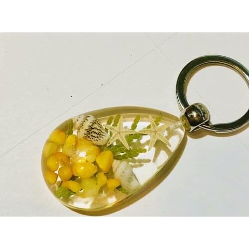 18 pcs fashion new size two design starfish chic keychain