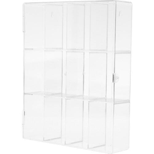 Acrylic Display Case Box Cabinet Stand Showcase for Model Dolls Collectibles