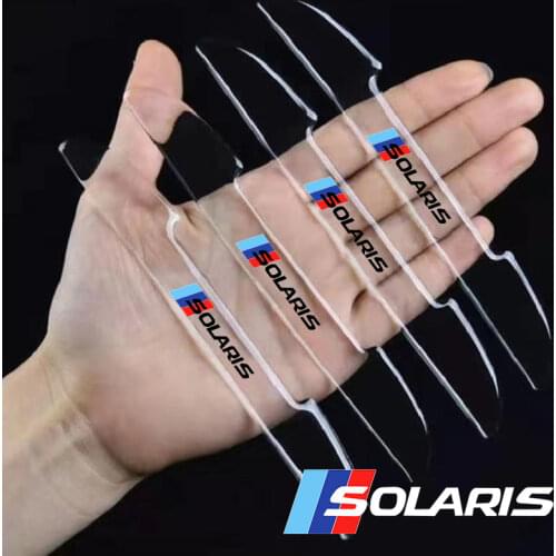 Car accessories car door anti-collision strip decoration For Hyundai SOLARIS 2019 2017 2012 car sticker