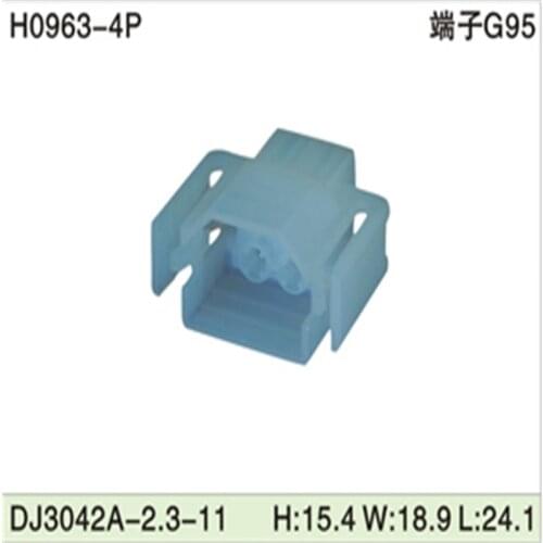 Free shipping 500pcs DJ3042A-2.3-11 4Pin 2.3mm AMP Car Electrical Wire Connectors for VW,BMW,Audi,Toyota,NISSAN AND other