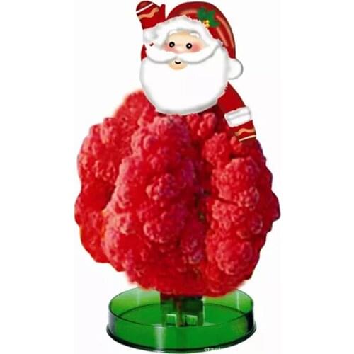 2019 145mm H Red Magic Growing Paper Santa Claus Tree Kit Mystic Father Christmas Trees Saint Nikolaas Science Toys Educational