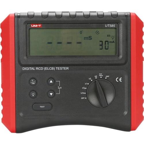 Digital RCD (ELCB) Tester Leakage Protection Switch Tester Battery Powered AC Voltage Test UNI-T UT585