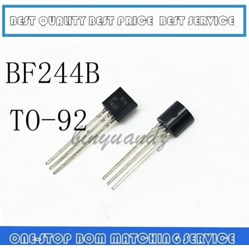 5PCS 10PCS BF244B IC AMP RF N-CH 30V TO-92 244 BF244 TO-92-3 NEW