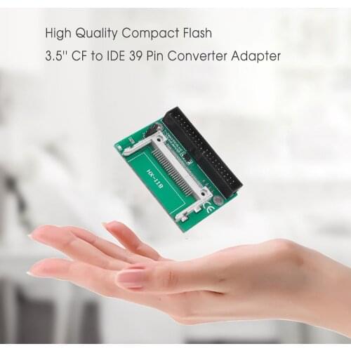 5x CF to IDE Compact Flash Card Adapter Bootable 40 Pin CF to IDE 3.5" HDD Hard Drive Converter Adaptor 3.5" Male Connector