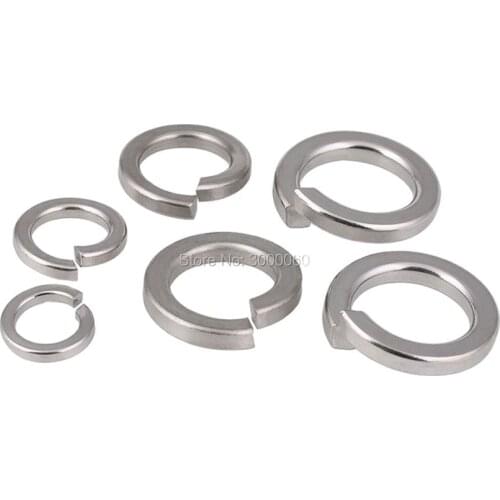 M2.5 Stainless Steel 304 A2 Gasket Spring Lock Washer 1000pcs/lot