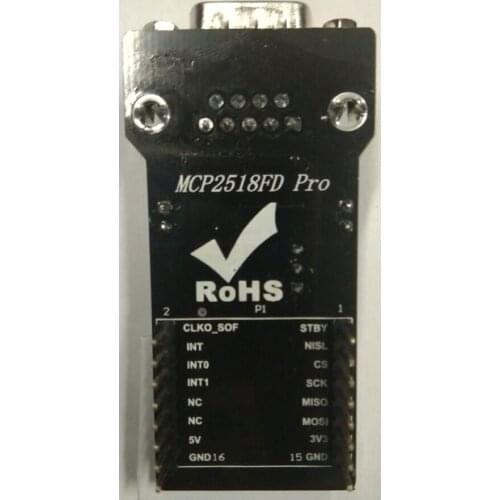 Mcp2518fd Pro evaluation board: canfd development board microchip development board