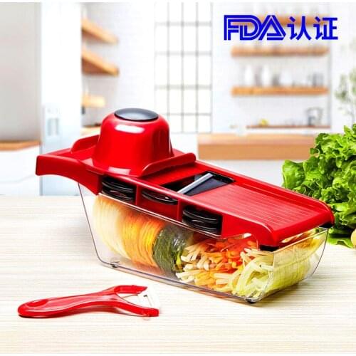 Slicer Vegetable Cutter with Stainless Steel Blade Manual Potato Peeler Carrot Cheese Grater Dicer Kitchen Tool