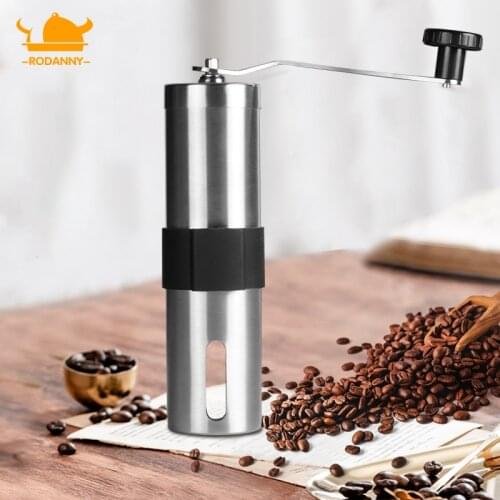 Rodanny Upgrade chestnut C2 manual coffee grinder portable handheld high quality Mini grinder