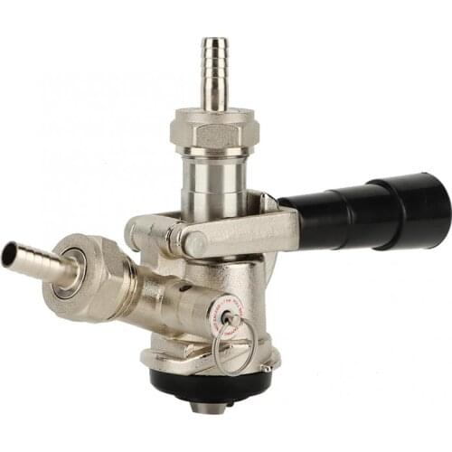 Homebrew Beer Beer Keg Coupler D Type System With Safety Pressure Relief Valve For US Domestic Co2 Growler