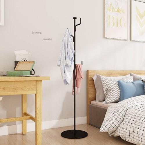 Nordic Household Furniture Floor Coat Rack for Living Room Bedroom Bathroom Hangers Hotel Small Apartment Balcony Clothes Shelf