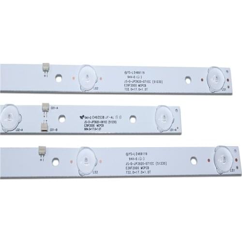 LED backlight strip lamp for JS-D-JP3920-061EC JS-D-JP3920-071EC E39F2000 MCPCB AKAI AKTV401 AKTV403 AKTV4021 D39-F2000 LC390TA